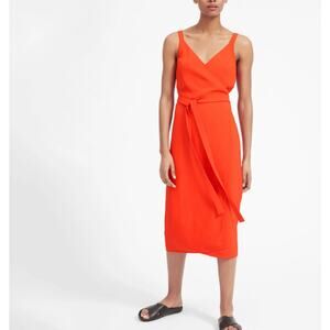 Everlane The Japanese Goweave Tank Wrap Dress